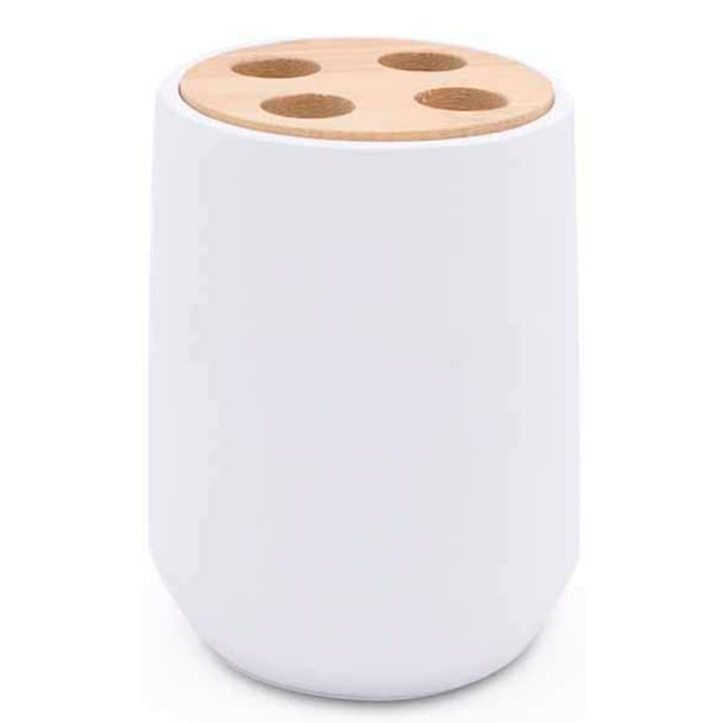 Bella Bathroom Accessories Set - Free Standing - Resin/Matt White