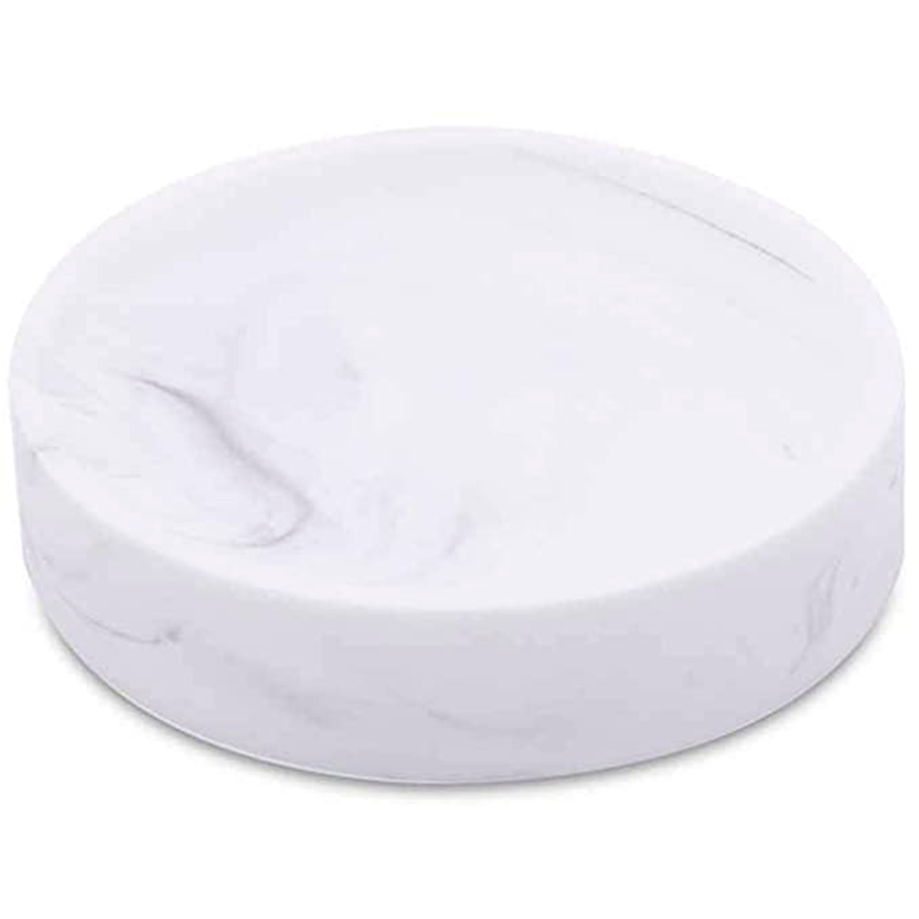 Marvel Soap Dish - Free Standing - 1" Resin/White
