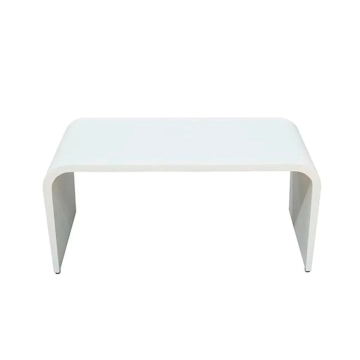 Bella Shower Seat - Floor Standing - 17" Solid Surface/Matte White (Final Sale)