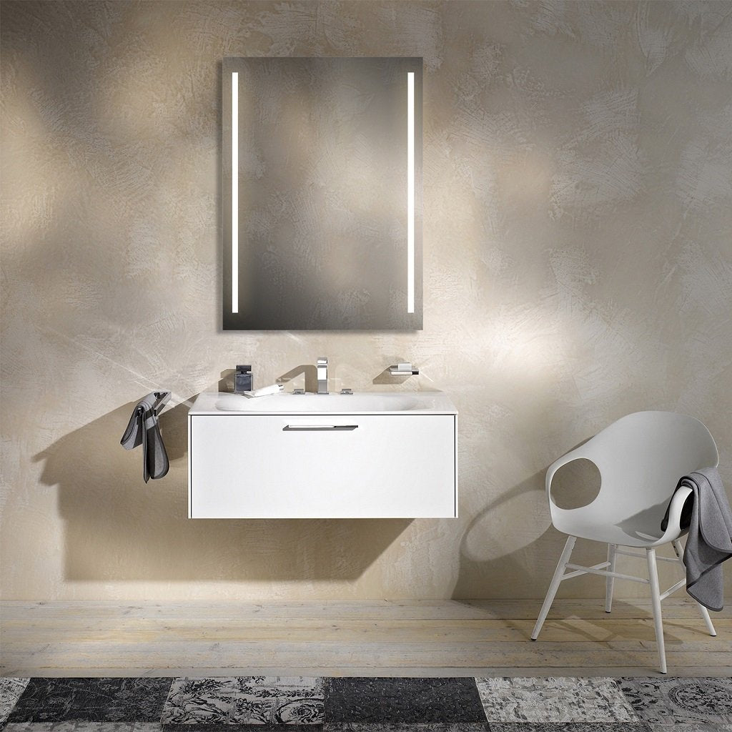 Rome Led Vanity Mirror - Wall Mount - 24W x 36H" Glass/Glass - Last Unit Special Offer