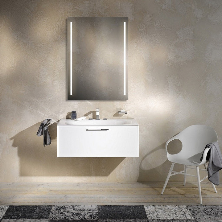 Rome Led Vanity Mirror - Wall Mount - 24W x 36H" Glass/Glass - Last Unit Special Offer