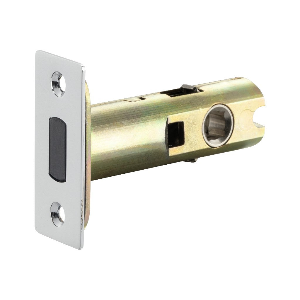 Magnetic Tubular Privacy Latch - Door Mount - 1" Steel/Polished Chrome