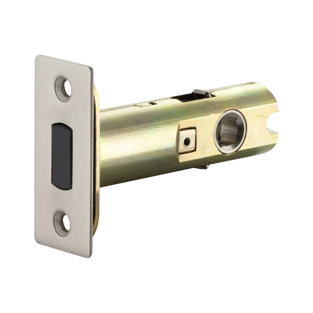 Magnetic Tubular Passage Latch - Door Mount - 1" Steel/Brushed Nickel