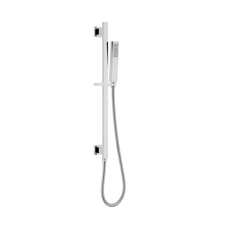 Devon Hand Shower Column Set - Wall Mount - Brass/Polished Chrome