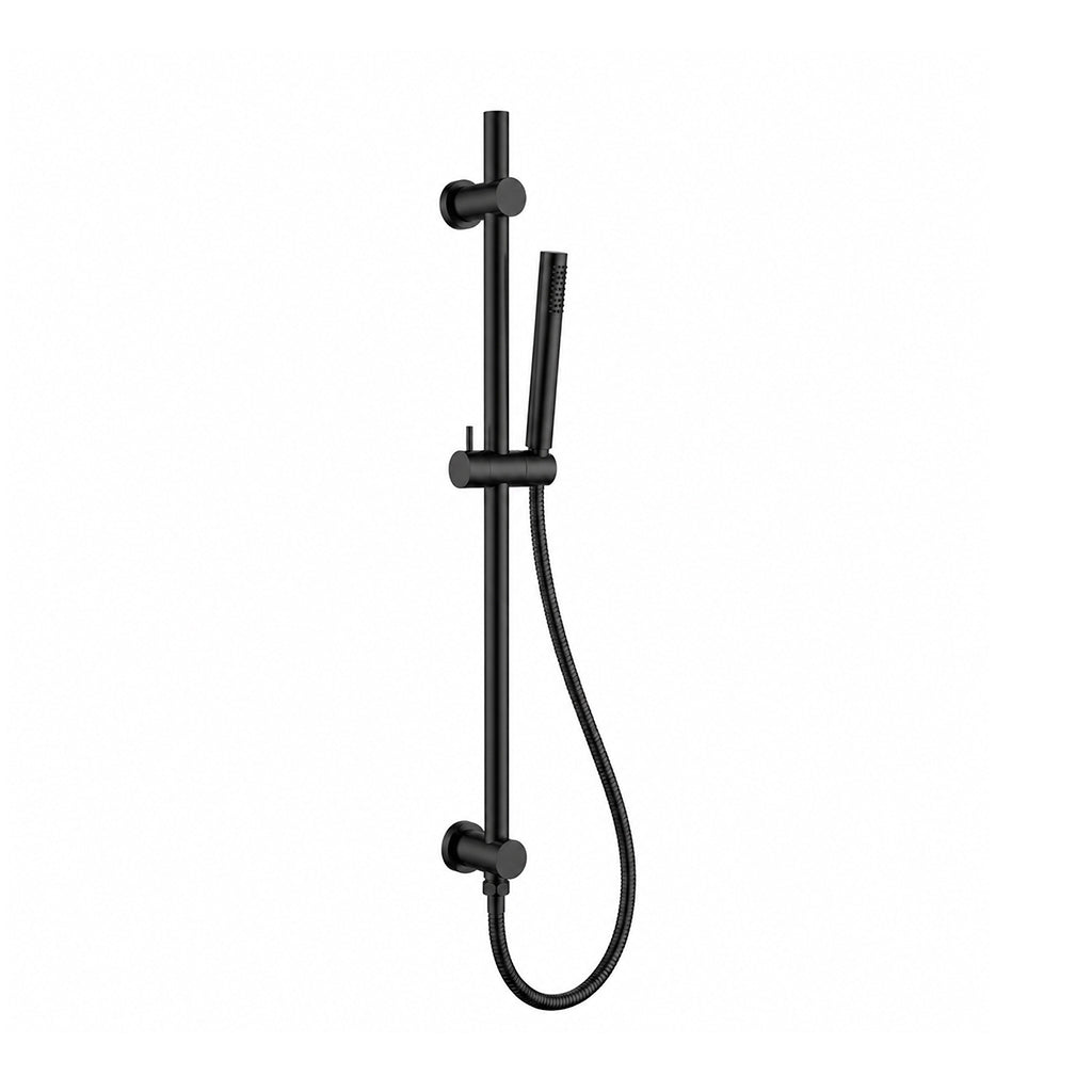 Metro Hand Shower Column Set - Wall Mount - Brass/Matt Black