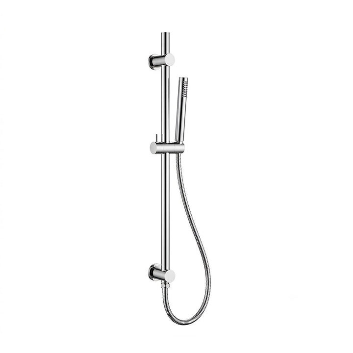 Metro Hand Shower Column Set - Wall Mount - Brass/Polished Chrome
