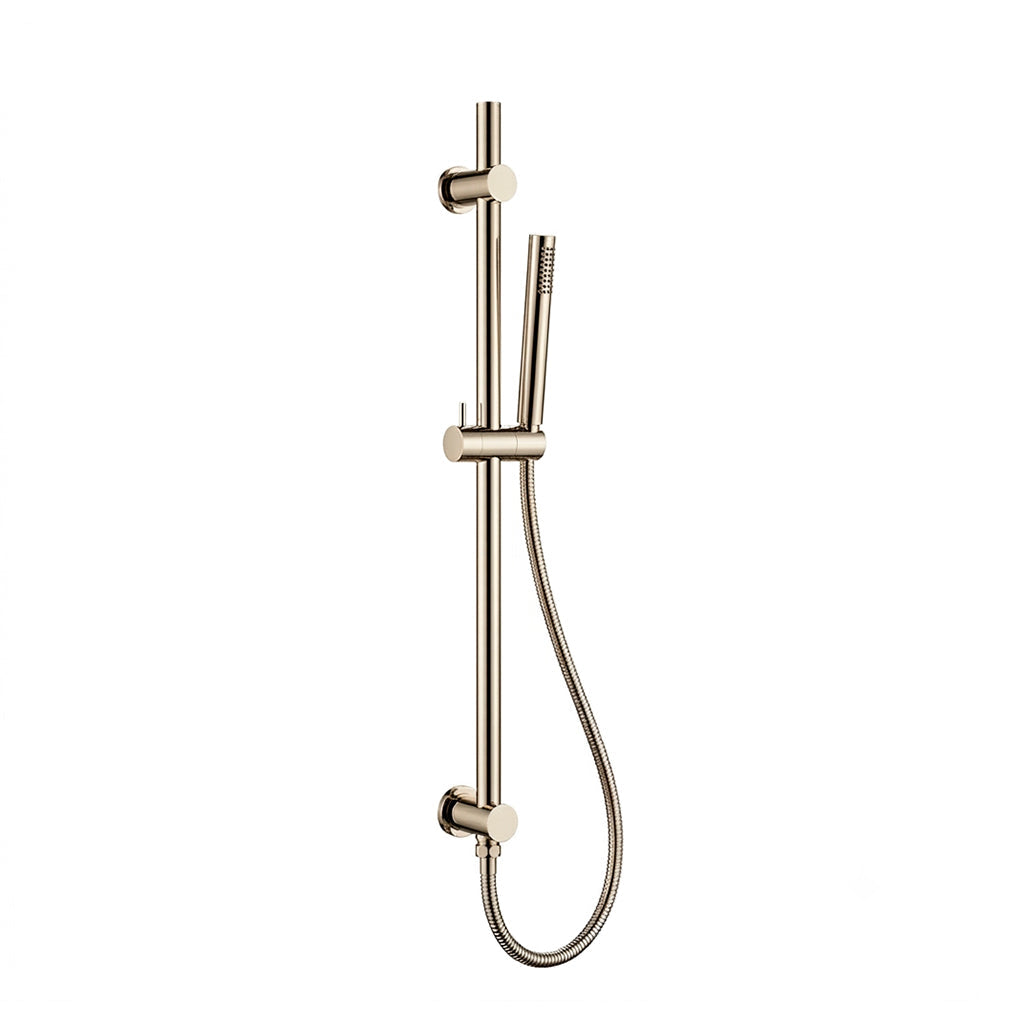 Metro Hand Shower Column Set - Wall Mount - Brass/Polished Nickel