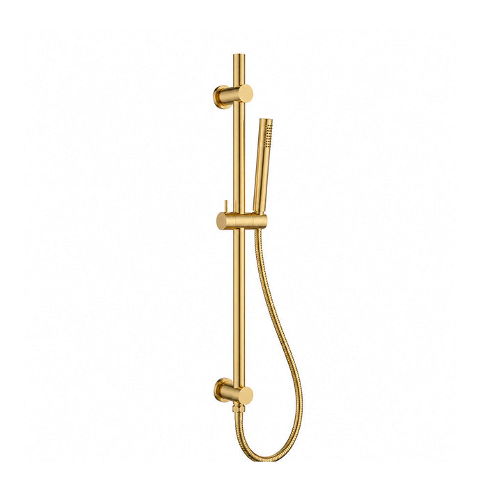 Metro Hand Shower Column Set - Wall Mount - Brass/Satin Brass