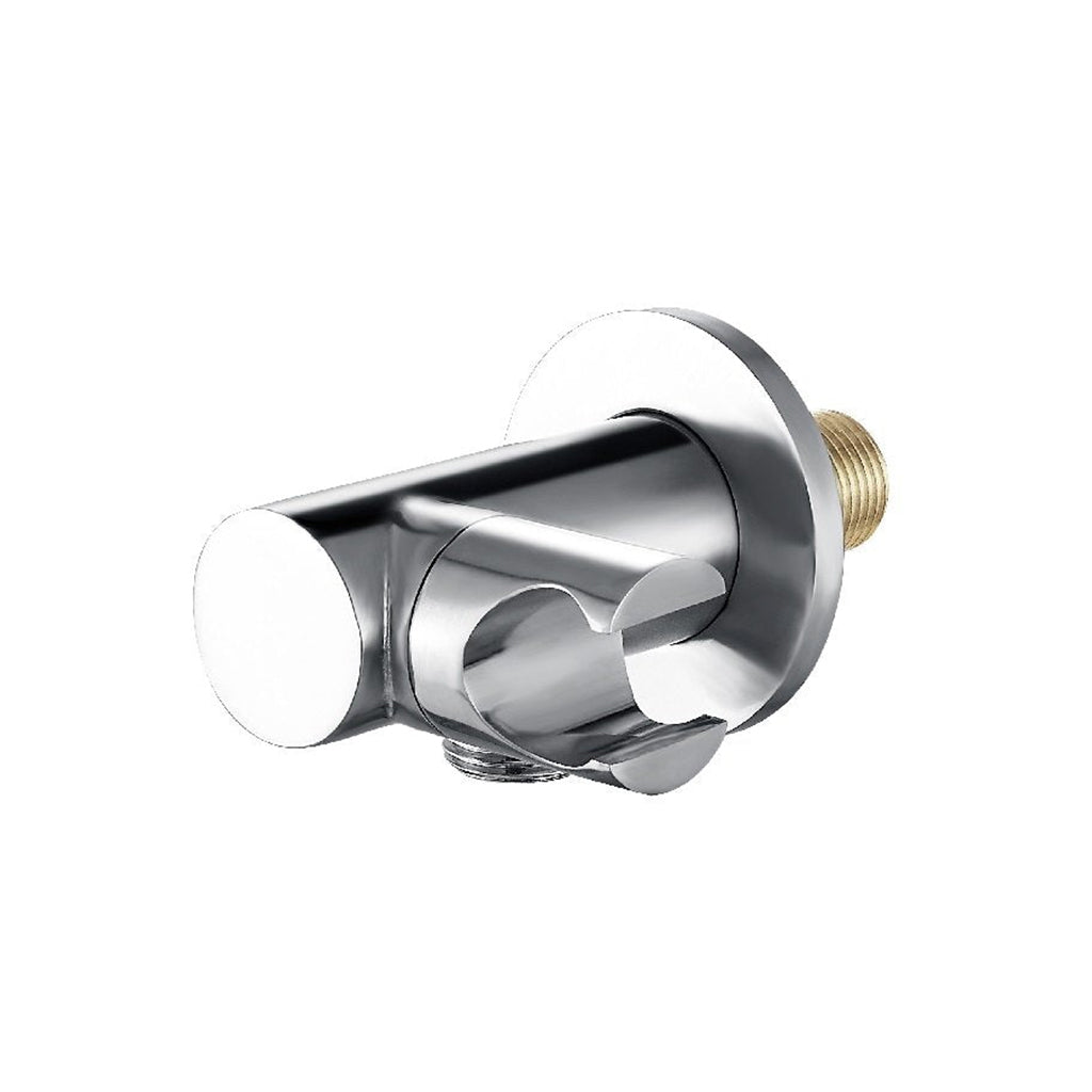Metro 3 Way Thermostatic Complete Shower Set - Ceiling Mount - 16" Brass/Polished Chrome