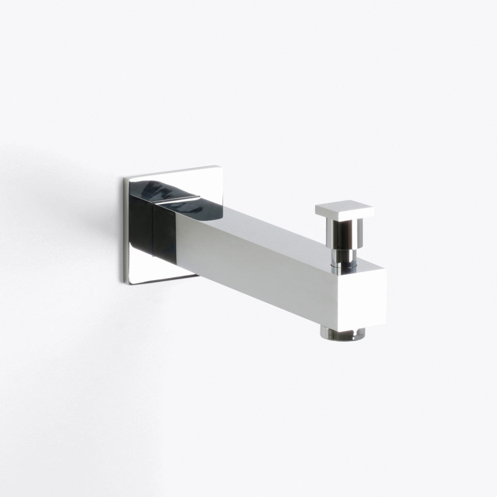 Devon 1-Way Pressure Balance Trim Complete Shower Set - Wall Mount - 8" Brass/Polished Chrome