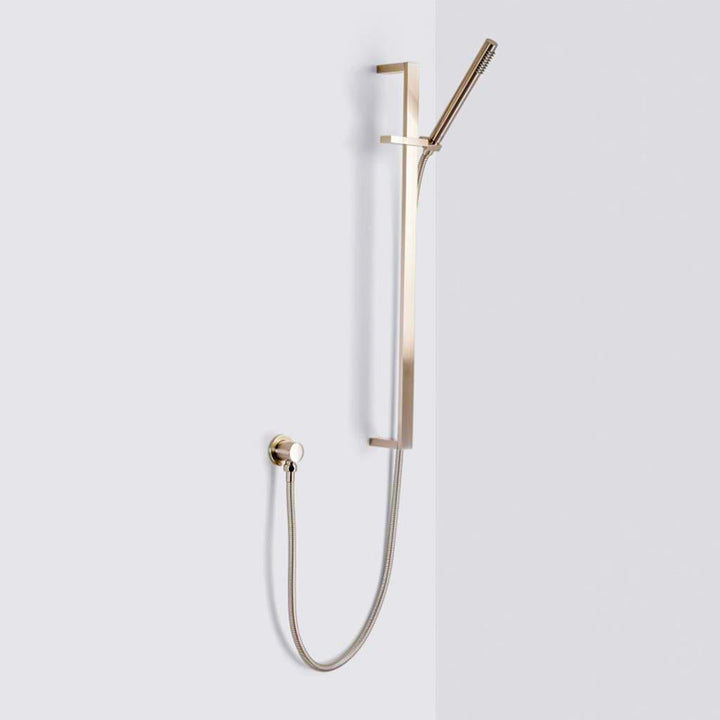 Metro 2-3 Way Thermostatic Trim Complete Shower Set - Wall Mount - 12" Brass/Polished Nickel