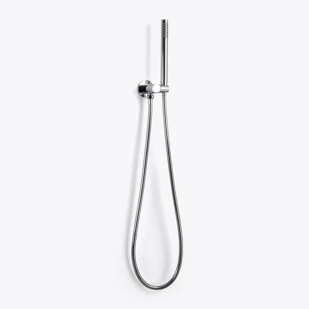 Metro 2 Way Thermostatic Complete Shower Set - Ceiling Mount - 16" Brass/Polished Chrome