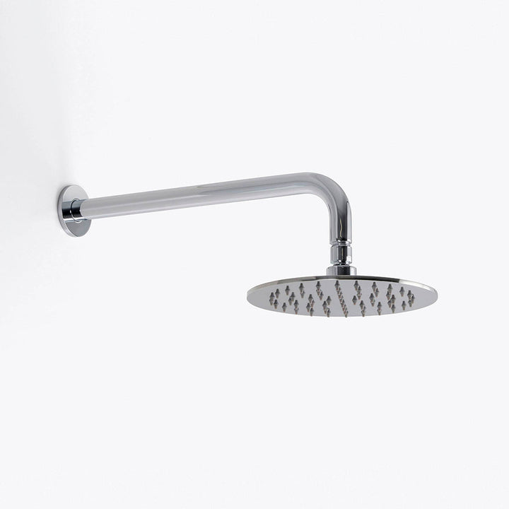 Metro 2 Way Pressure Balance Complete Shower Set - Wall Mount - 8" Brass/Polished Chrome
