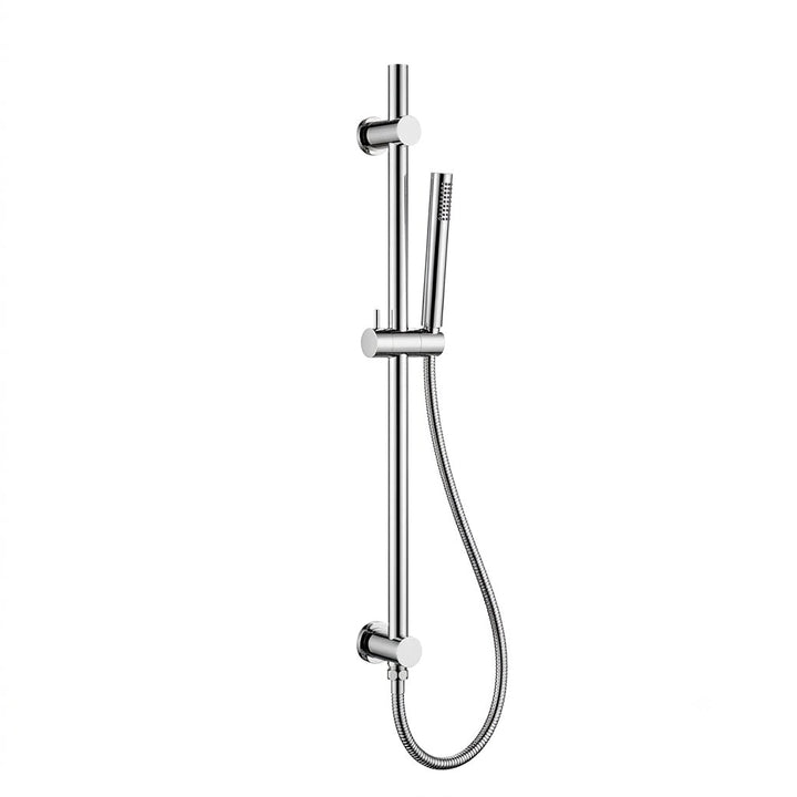 Metro 2 Way Pressure Balance Complete Shower Set - Wall Mount - 8" Brass/Polished Chrome