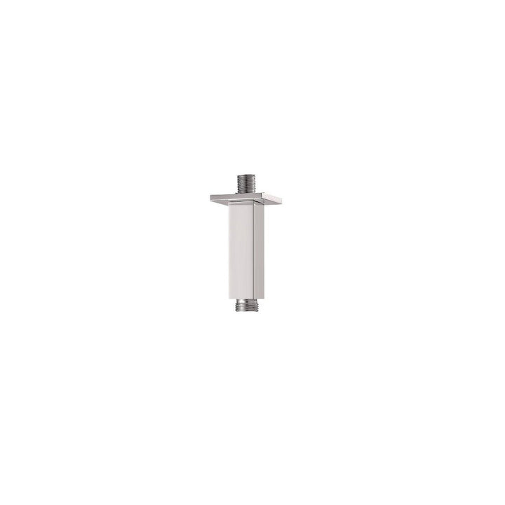 Devon Complete Square Shower Head - Ceiling Mount - 8" Brass/Polished Chrome