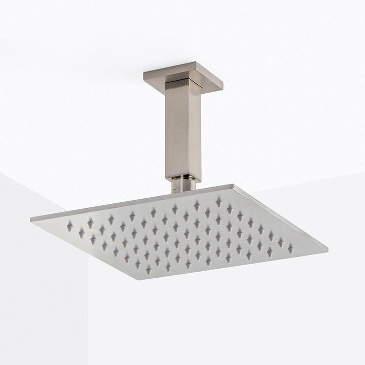 Devon Shower Arm - Ceiling Mount - 4" Brass/Brushed Nickel