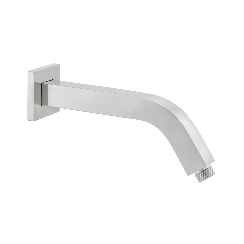 Devon 45 Degrees Shower Arm - Wall Mount - 8" Brass/Brushed Nickel
