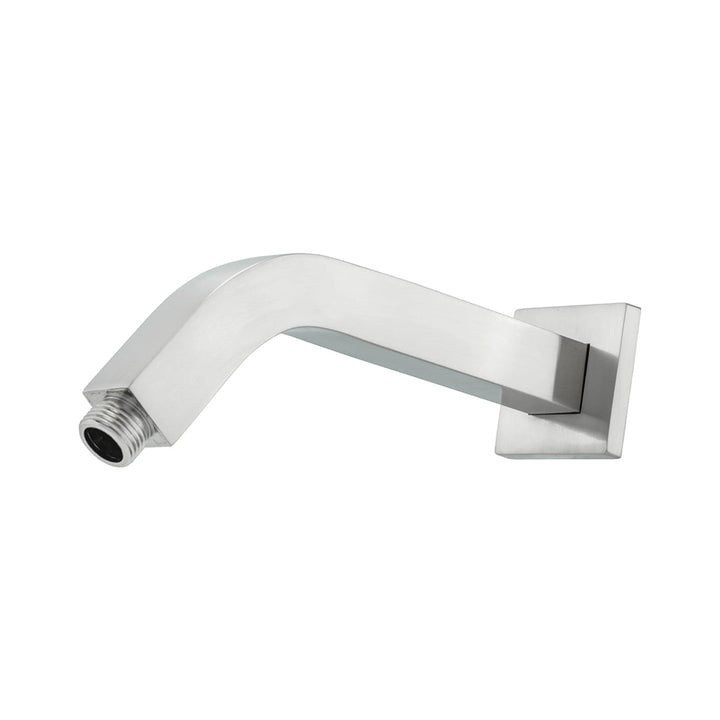 Devon 45 Degrees Shower Arm - Wall Mount - 8" Brass/Brushed Nickel
