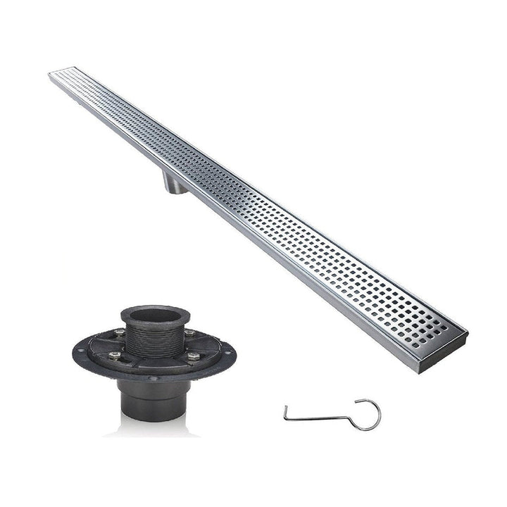 Shower Complements Linear Grid Shower Drain - Floor Mount - 32" Stainless Steel/Brushed Stainless Steel