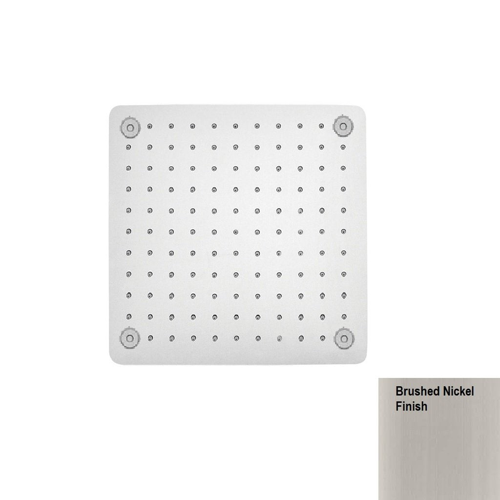 Devon Recessed Shower Head - Ceiling Mount - 12" Stainless Steel/Brushed Stainless Steel