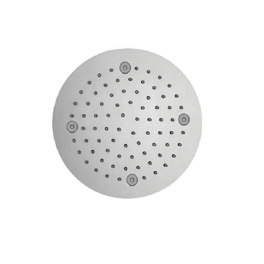 Metro 3 Way Thermostatic Complete Shower Set - Ceiling Mount - 16" Brass/Polished Chrome