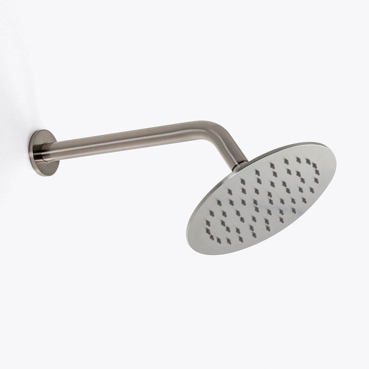 Metro Sharp Nozzles Shower Head - Wall Or Ceiling Mount - 8" Stainless Steel/Brushed Stainless Steel