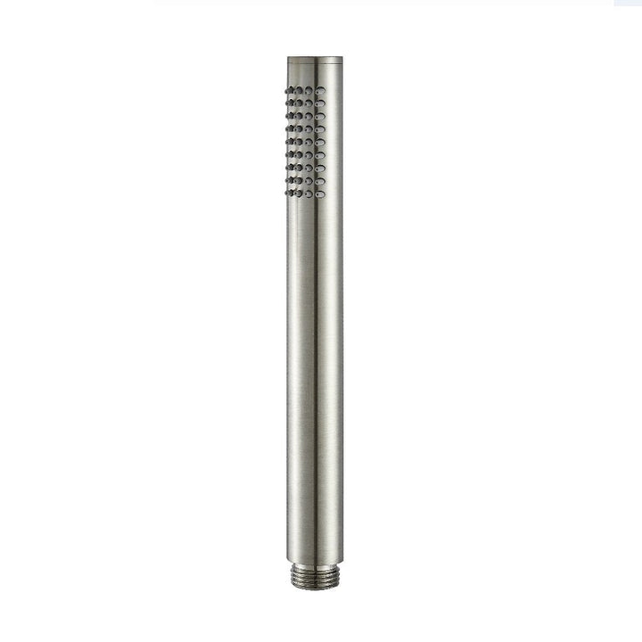 Metro 2 Way Pressure Balance Shower Column Set with Shower Head &amp; Hand Shower - Wall Mount - 12" Brass/Brushed Nickel