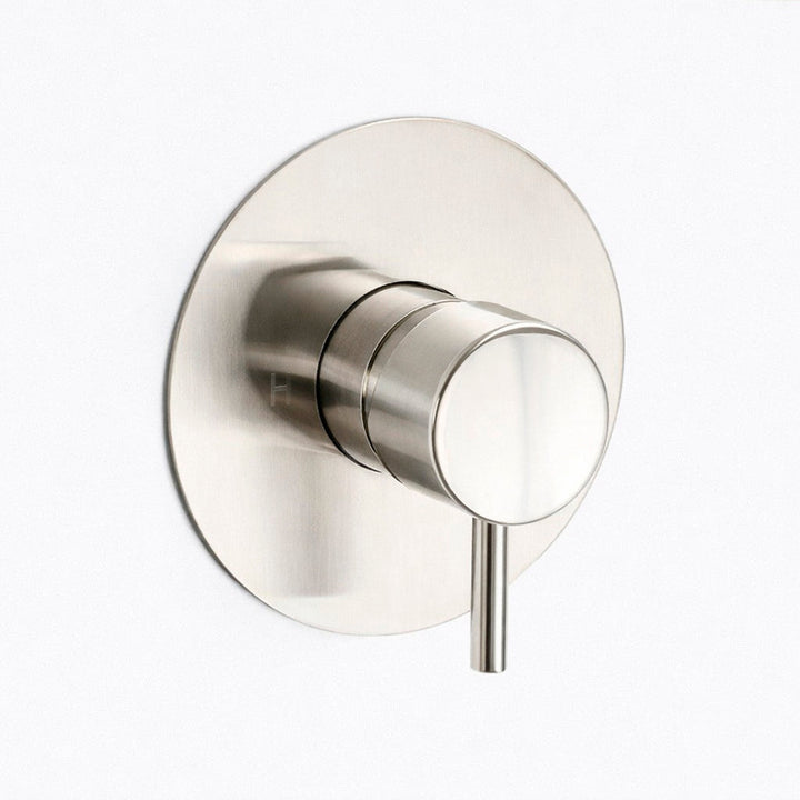 Metro 2 Way Pressure Balance Shower Column Set with Shower Head &amp; Hand Shower - Wall Mount - 12" Brass/Polished Nickel