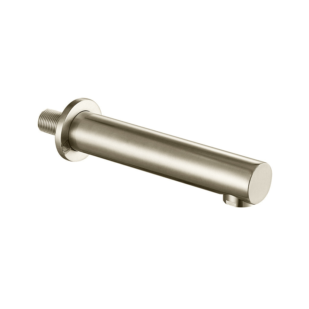 Metro Tub Spout - Wall Mount - 8" Brass/Polished Nickel