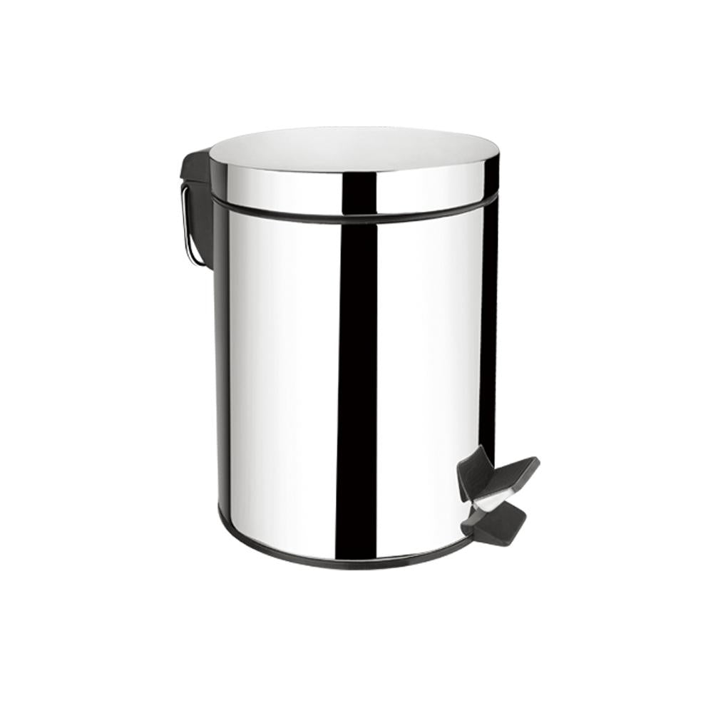 Bathroom Complements Bathroom Trash Can - Free Standing Stainless Steel/Polished Stainless Steel