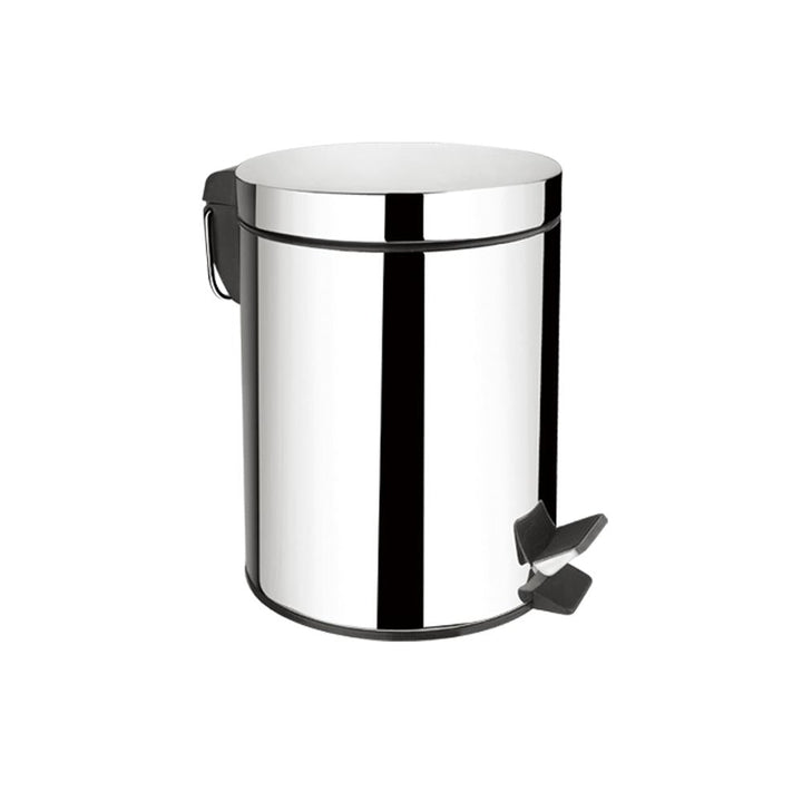 Bathroom Complements Bathroom Trash Can - Free Standing Stainless Steel/Polished Stainless Steel