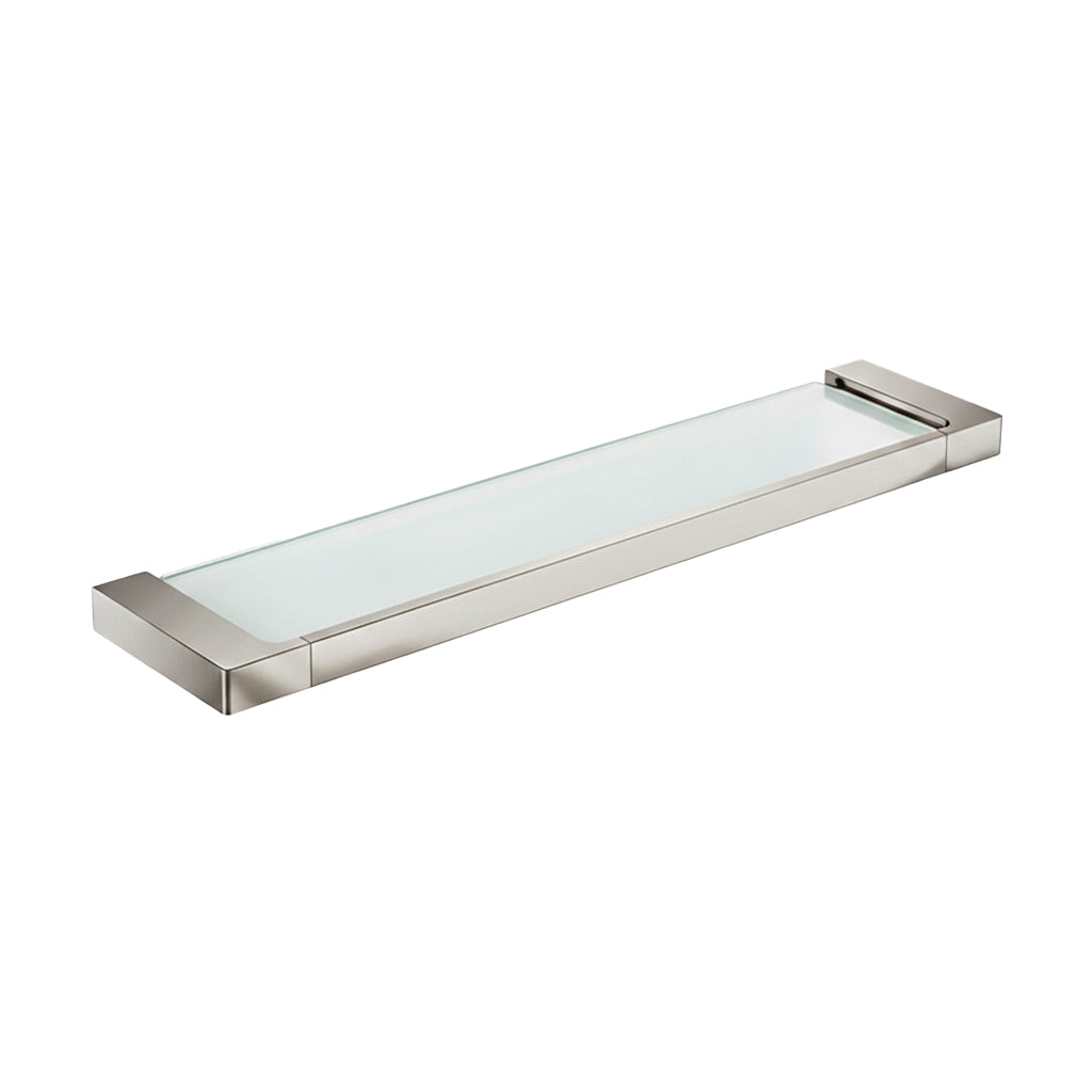 Edition K Shower Shelf - Wall Mount - 21" Brass/Glass/Polished Nickel