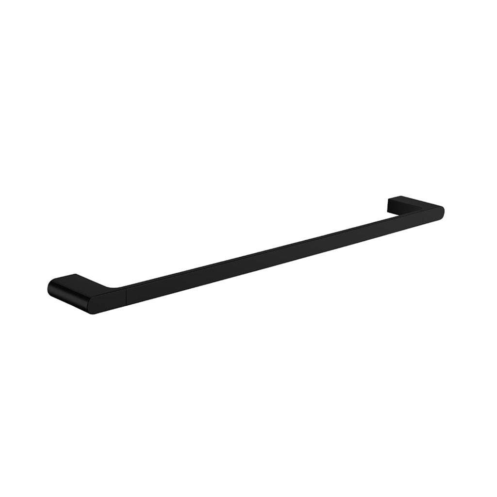 Moon Single Towel Bar - Wall Mount - 24" Brass/Matt Black