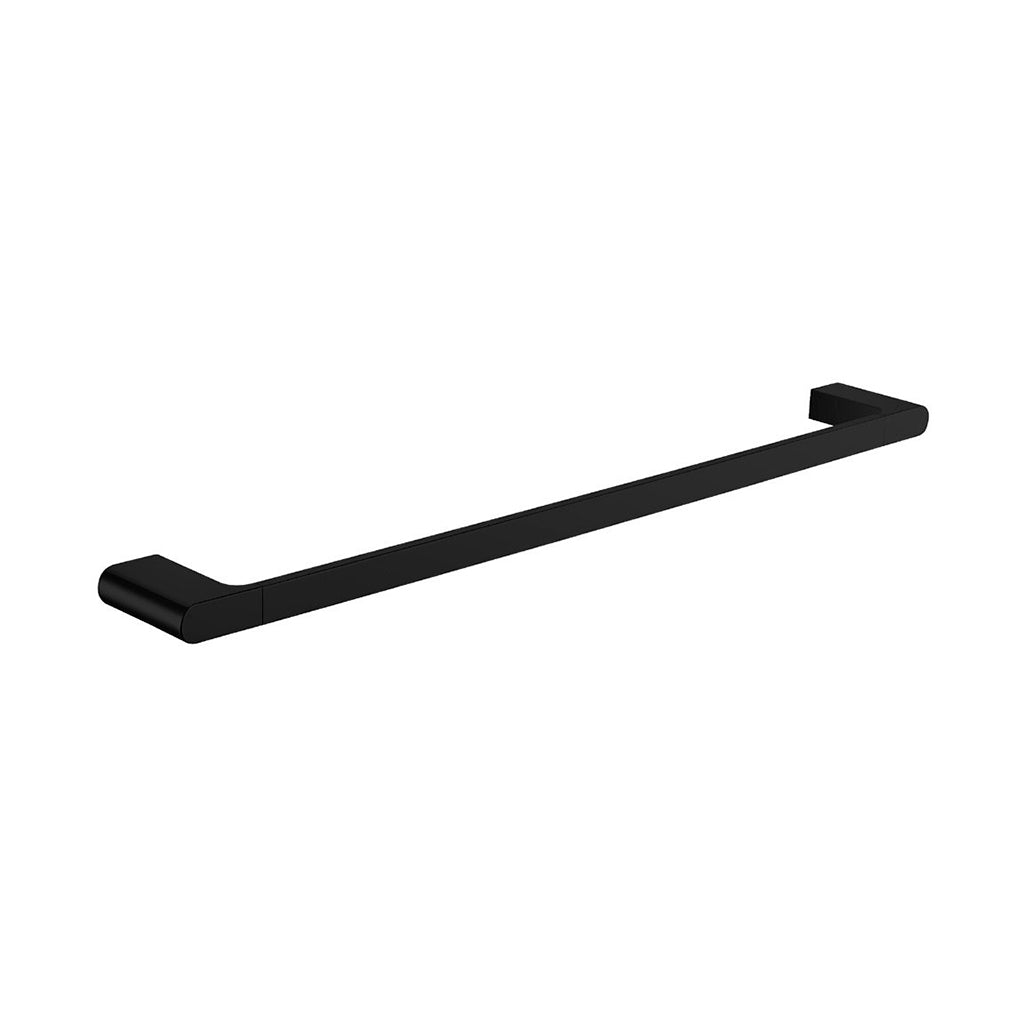 Moon Single Towel Bar - Wall Mount - 30" Brass/Matt Black