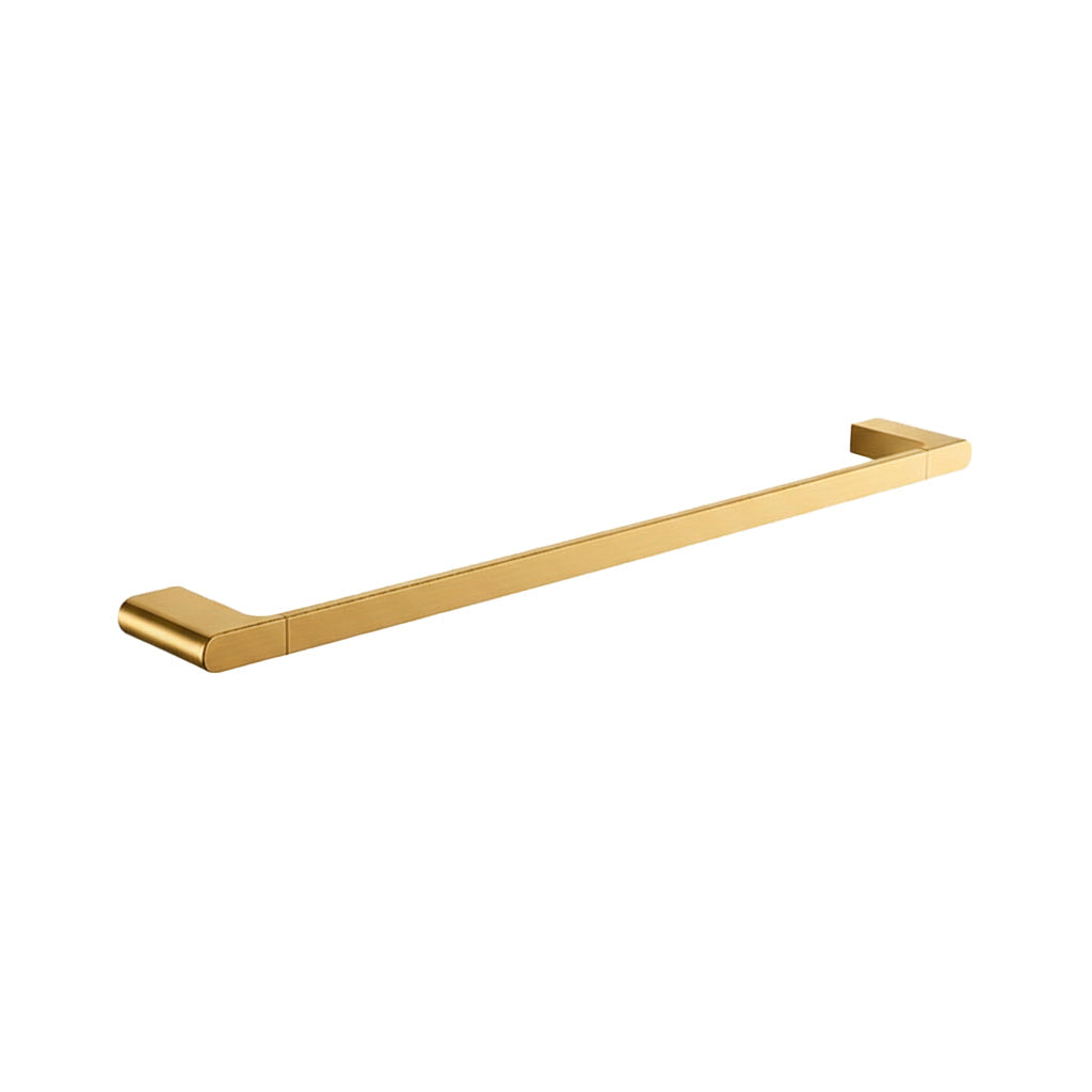 Moon Single Towel Bar - Wall Mount - 28" Brass/Satin Brass