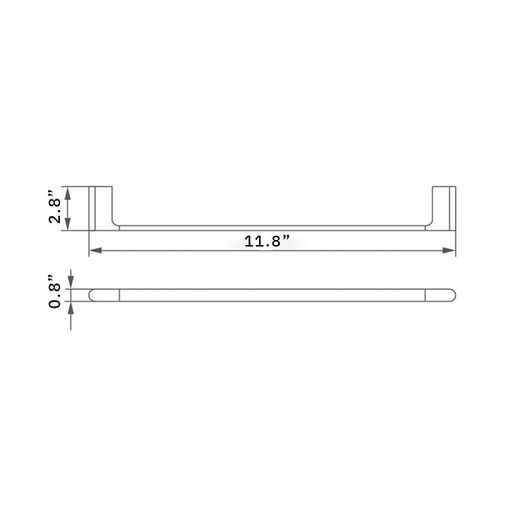 Moon Bathroom Accesories Set - Wall Mount/Polished Chorme