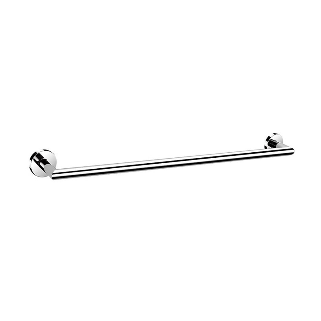 Munich Single Towel Bar - Wall Mount - 24" Brass/Polished Chrome