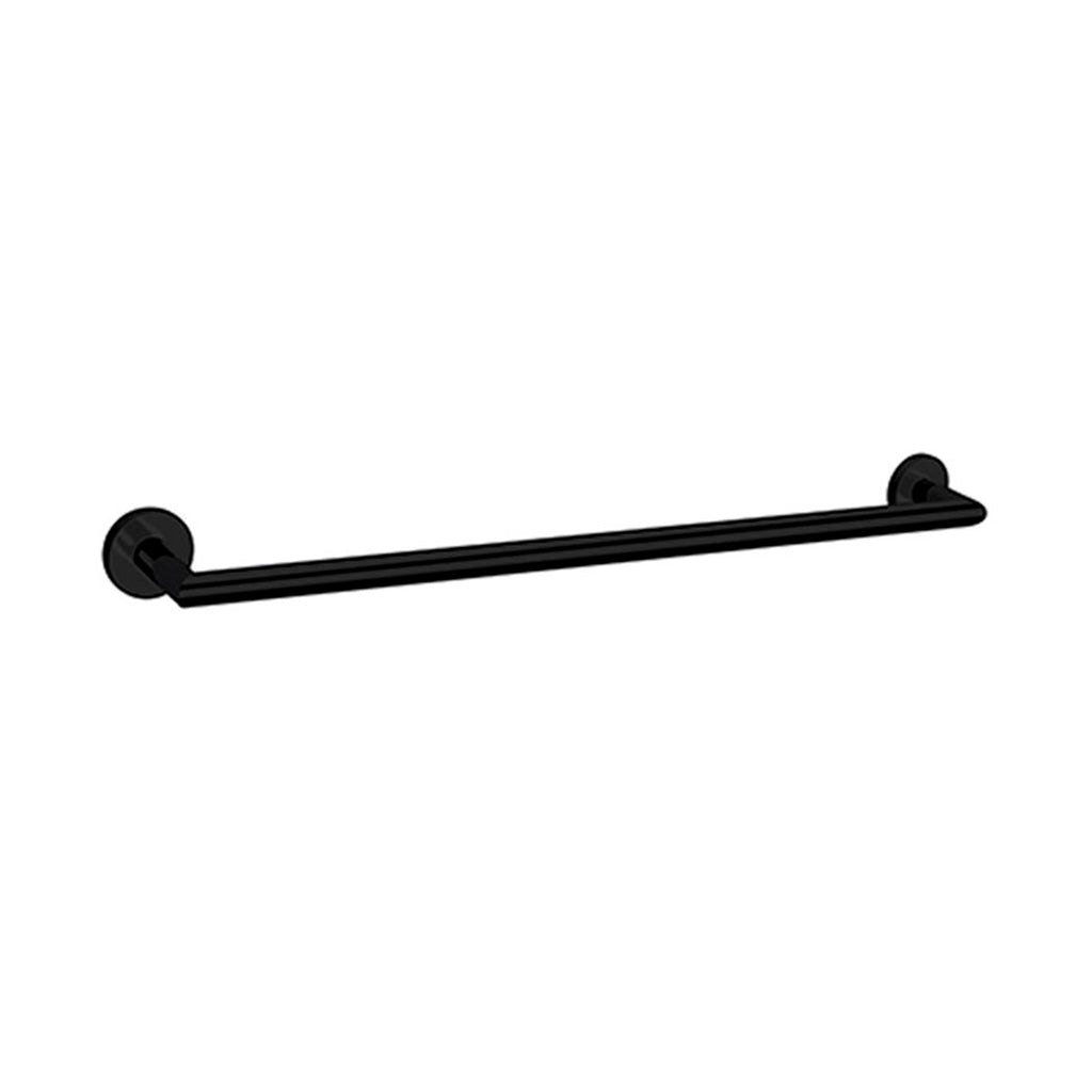 Munich Single Towel Bar - Wall Mount - 24" Brass/Matt Black