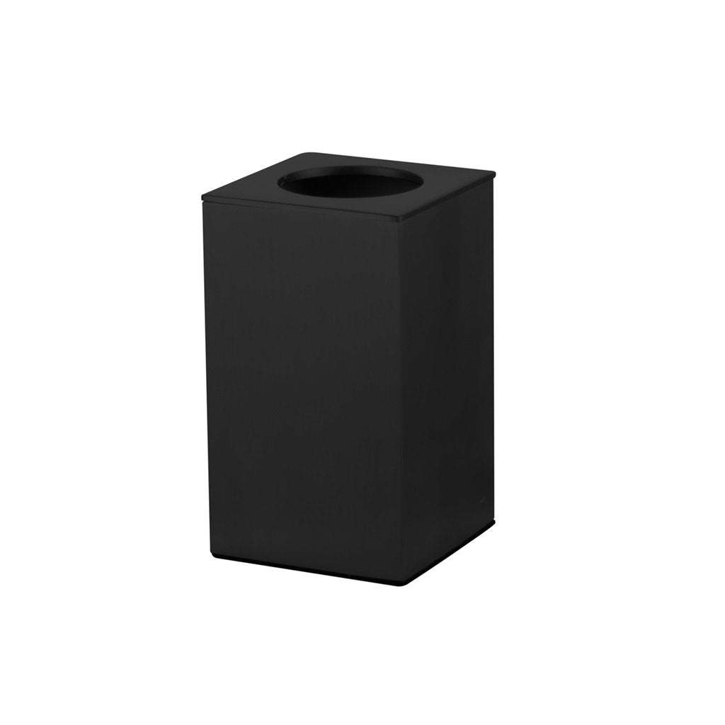 Cubic Toothbrush Holder - Free Standing - 4" Brass/Matt Black