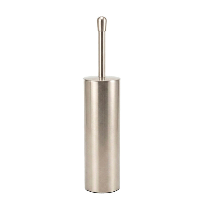 Smart Toilet Brush Holder - Free Standing - 16" Brass/Brushed Nickel