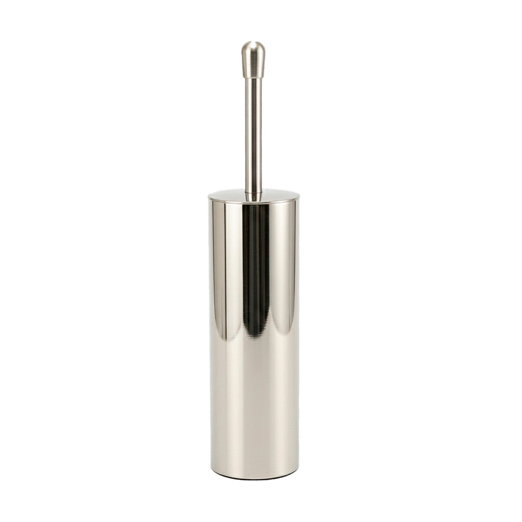 Smart Toilet Brush Holder - Free Standing - 16" Brass/Polished Nickel