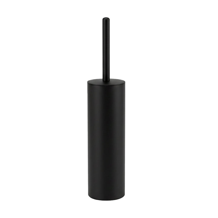 Smart Toilet Brush Holder - Free Standing - 16" Brass/Matt Black
