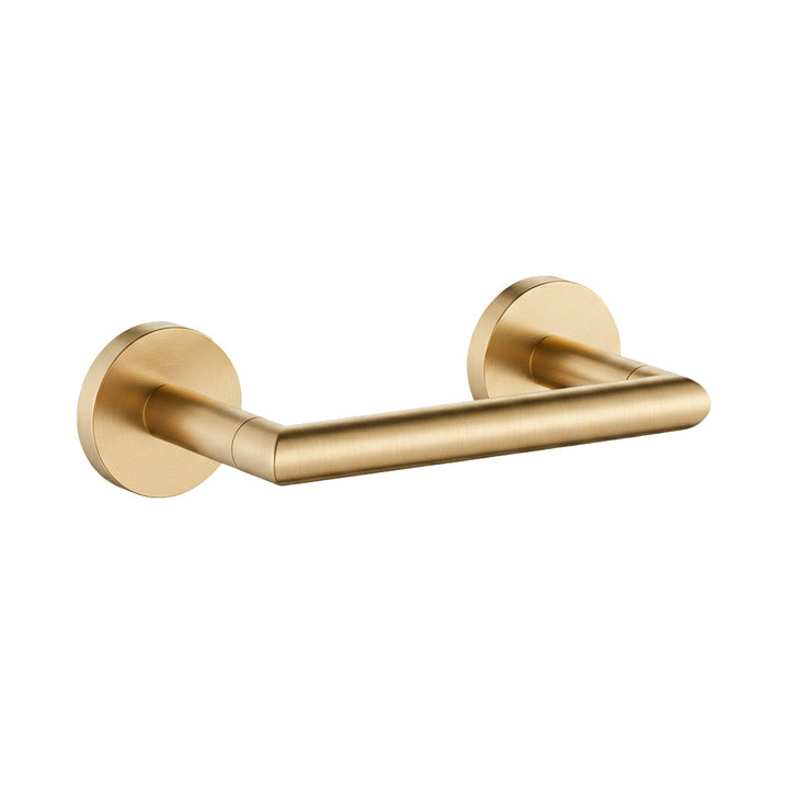Munich Pivoting Toilet Paper Holder - Wall Mount - 6" Brass/Satin Brass