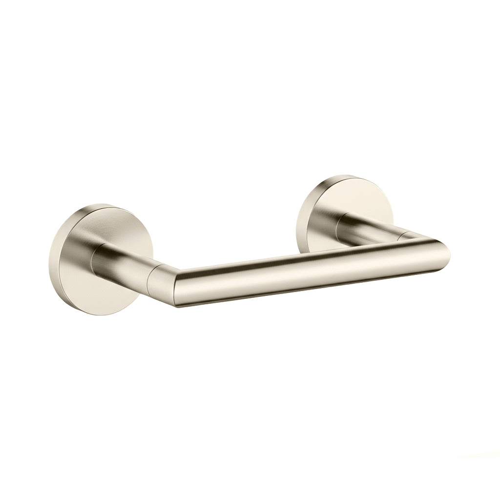 Munich Pivoting Toilet Paper Holder - Wall Mount - 6" Brass/Polished Nickel