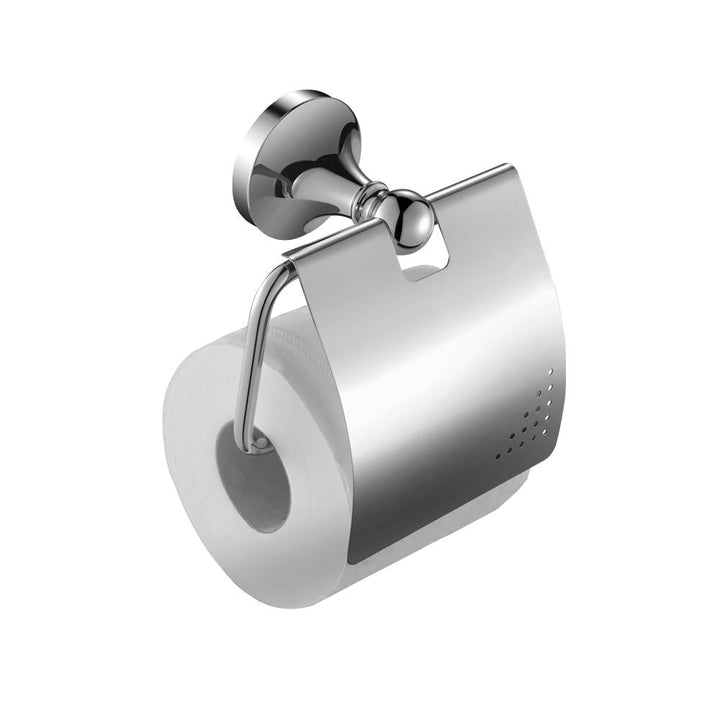 Viena Bathroom Accessories Set - Wall Mount Brass/Polished Chrome