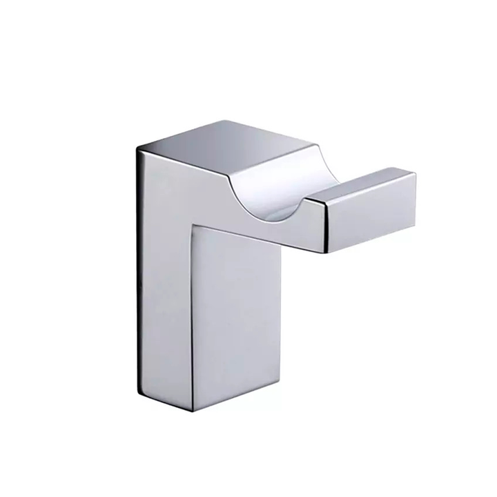 Theme Single Hook - Wall Mount - 1" Stainless Steel/Polished Chrome