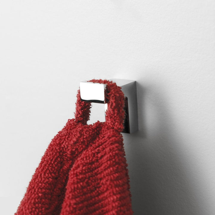 Theme Single Hook - Wall Mount - 1" Stainless Steel/Polished Chrome