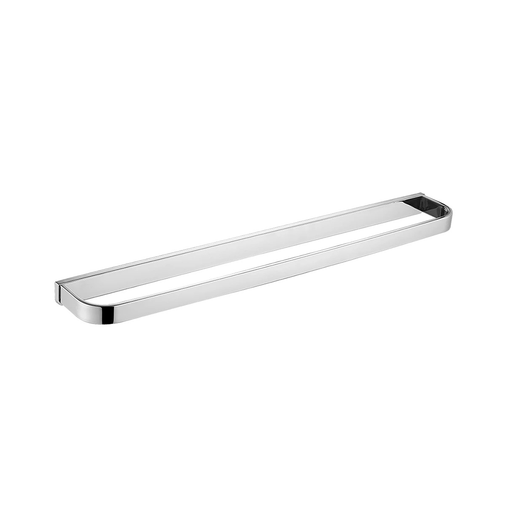 Theme Towel Bar - Wall Mount - 20" Brass/Polished Chrome