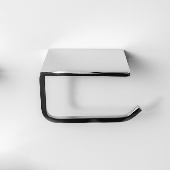 Theme Toilet Paper Holder - Wall Mount - 5" Brass/Polished Chrome