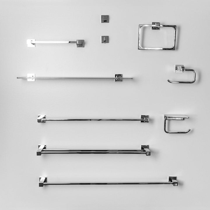 Theme Toilet Paper Holder - Wall Mount - 5" Brass/Polished Chrome